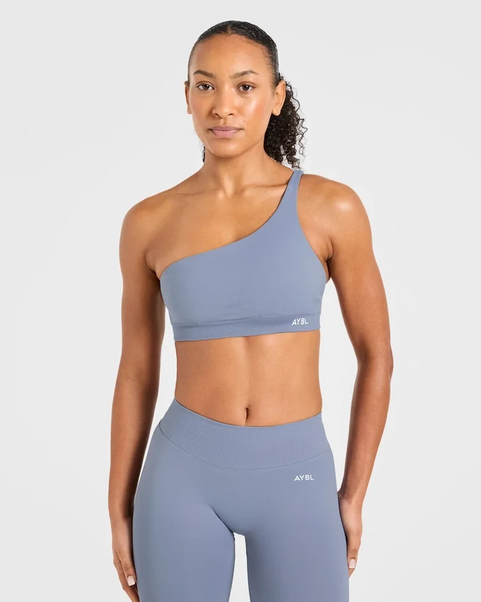 Enhance Nahtloser Ein-Schulter-Sport-BH