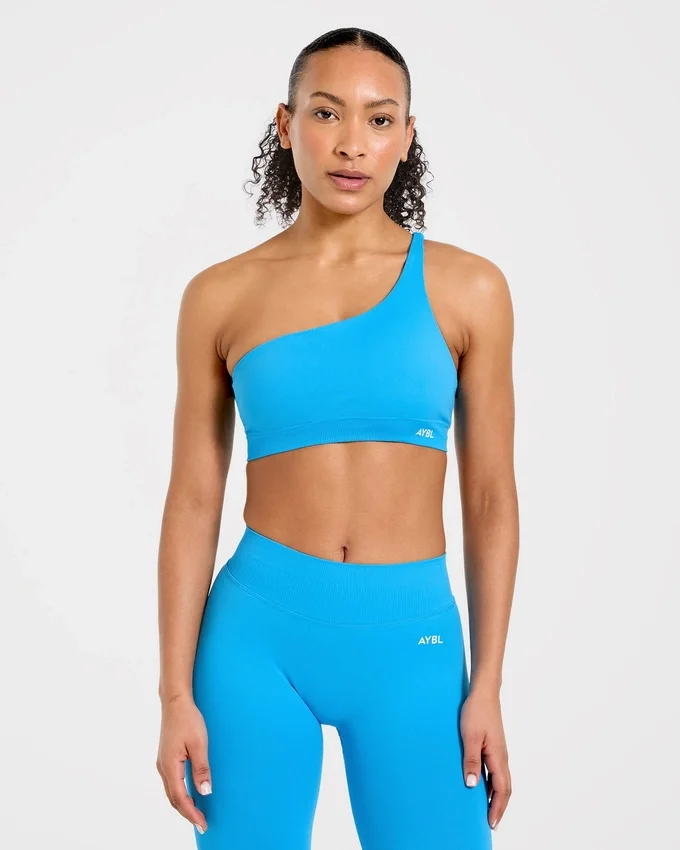 Enhance Nahtloser Ein-Schulter-Sport-BH