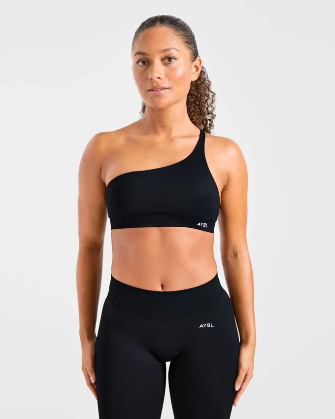 Enhance Nahtloser Ein-Schulter-Sport-BH