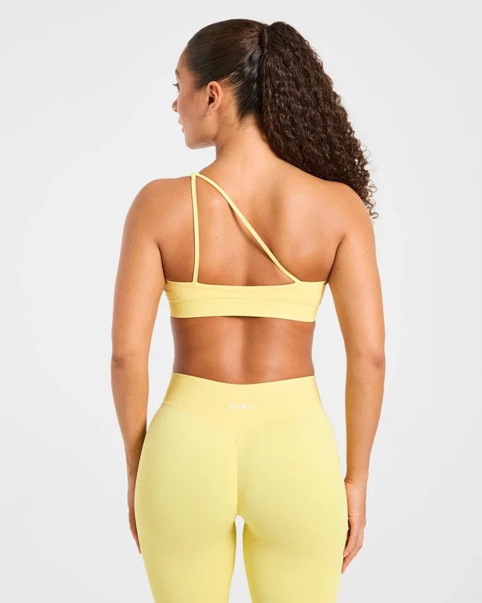 Enhance Nahtloser Ein-Schulter-Sport-BH