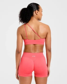 Enhance Nahtloser Ein-Schulter-Sport-BH