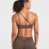 Enhance Nahtloser Ein-Schulter-Sport-BH