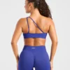 Enhance Nahtloser Ein-Schulter-Sport-BH