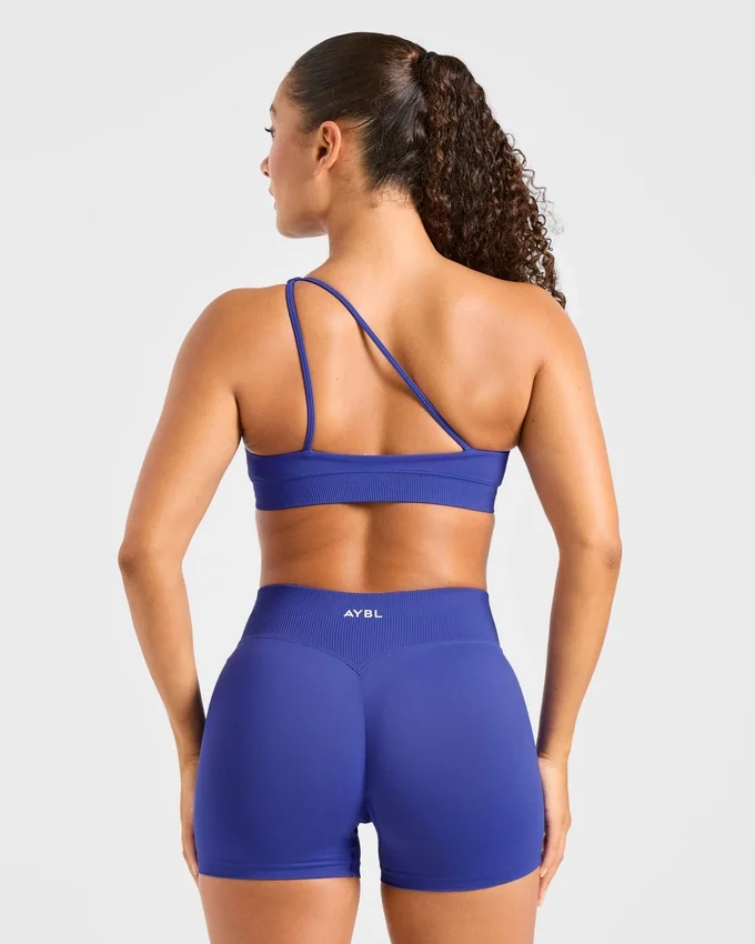 Enhance Nahtloser Ein-Schulter-Sport-BH