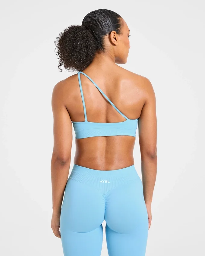 Enhance Nahtloser Ein-Schulter-Sport-BH