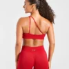 Enhance Nahtloser Ein-Schulter-Sport-BH