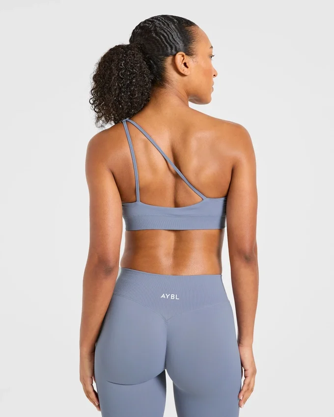 Enhance Nahtloser Ein-Schulter-Sport-BH