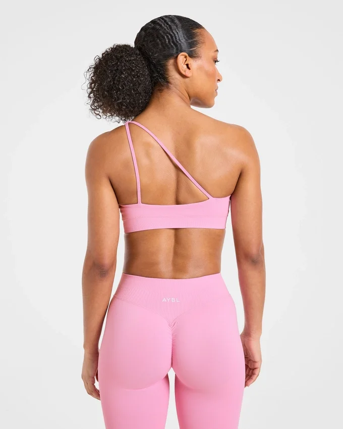 Enhance Nahtloser Ein-Schulter-Sport-BH