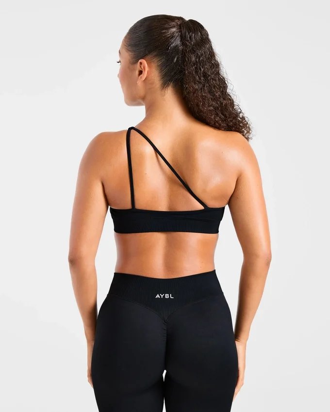Enhance Nahtloser Ein-Schulter-Sport-BH