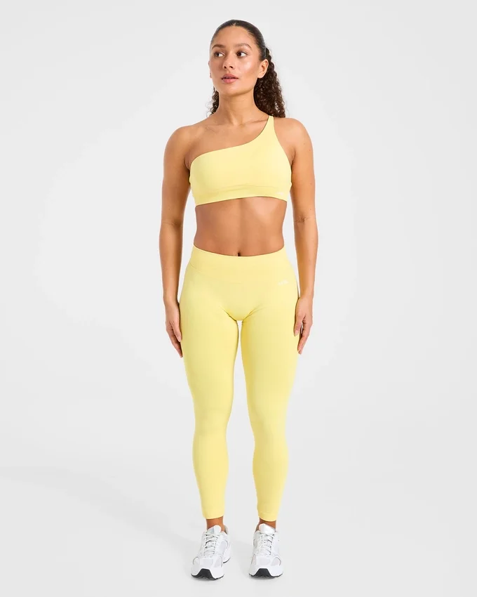 Enhance Nahtloser Ein-Schulter-Sport-BH