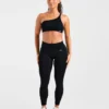 Enhance Nahtloser Ein-Schulter-Sport-BH