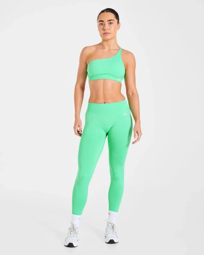 Enhance Nahtloser Ein-Schulter-Sport-BH