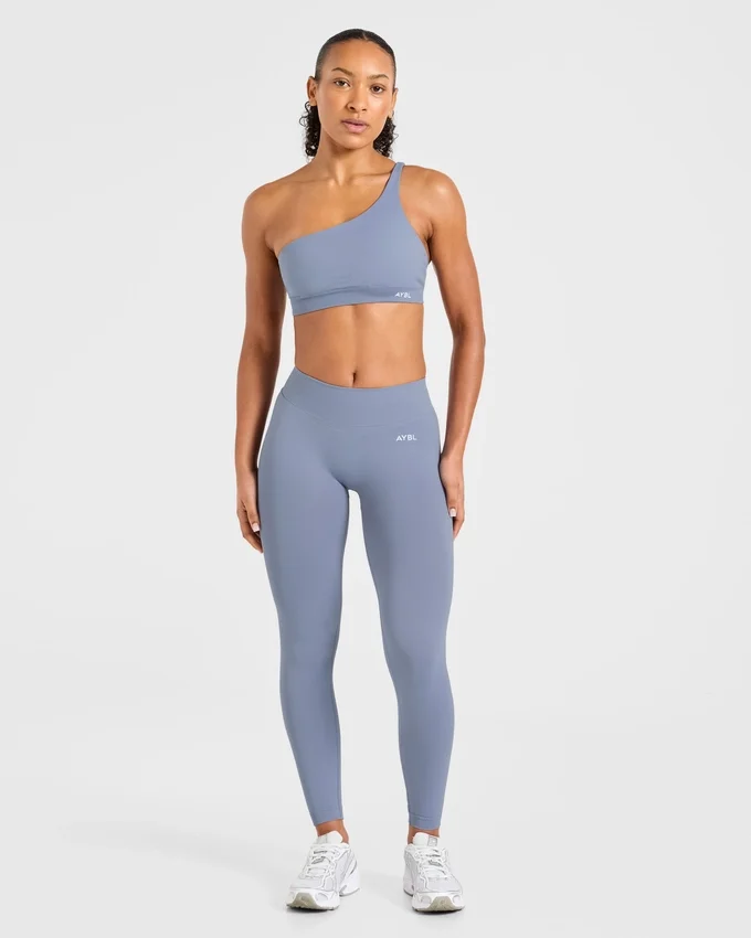 Enhance Nahtloser Ein-Schulter-Sport-BH