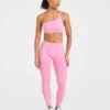 Enhance Nahtloser Ein-Schulter-Sport-BH