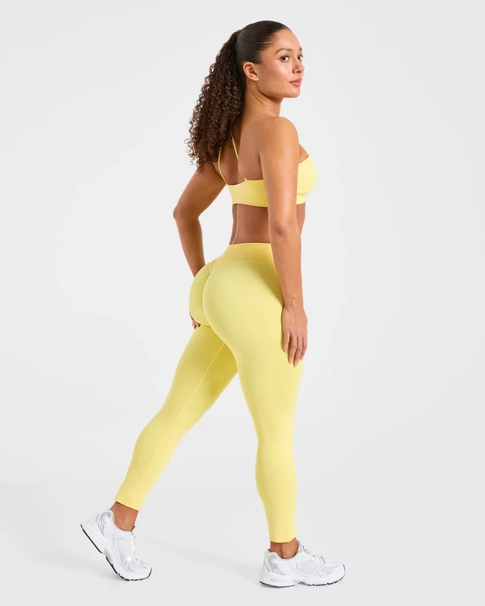 Enhance Nahtloser Ein-Schulter-Sport-BH