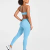 Enhance Nahtloser Ein-Schulter-Sport-BH