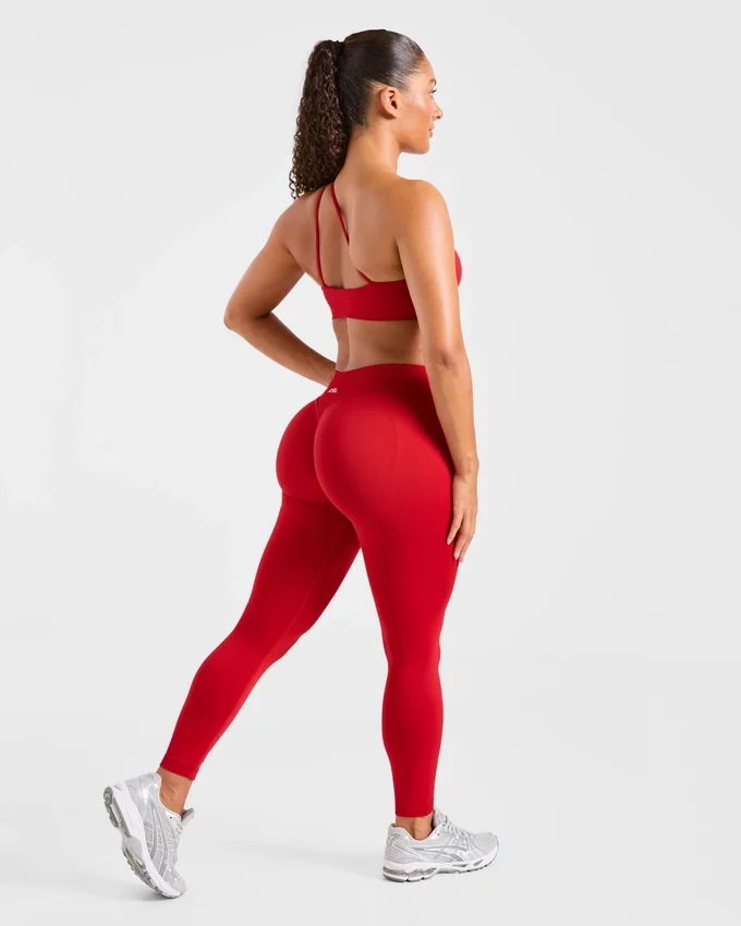 Enhance Nahtloser Ein-Schulter-Sport-BH