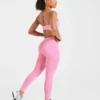 Enhance Nahtloser Ein-Schulter-Sport-BH