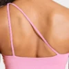 Enhance Nahtloser Ein-Schulter-Sport-BH