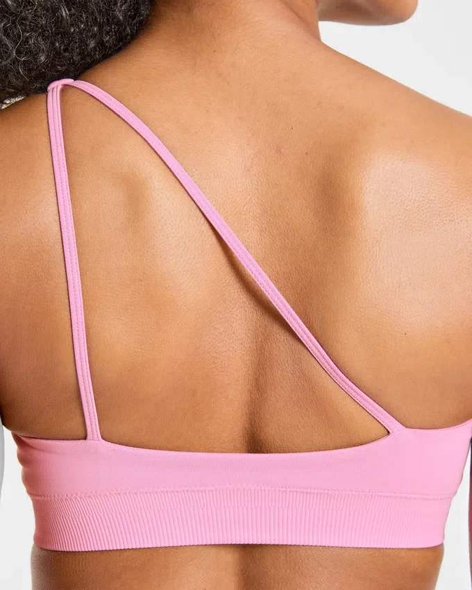 Enhance Nahtloser Ein-Schulter-Sport-BH