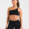 Enhance Nahtloser Ein-Schulter-Sport-BH