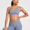 Enhance Nahtloser Ein-Schulter-Sport-BH