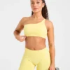 Enhance Nahtloser Ein-Schulter-Sport-BH