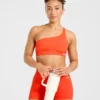 Enhance Nahtloser Ein-Schulter-Sport-BH