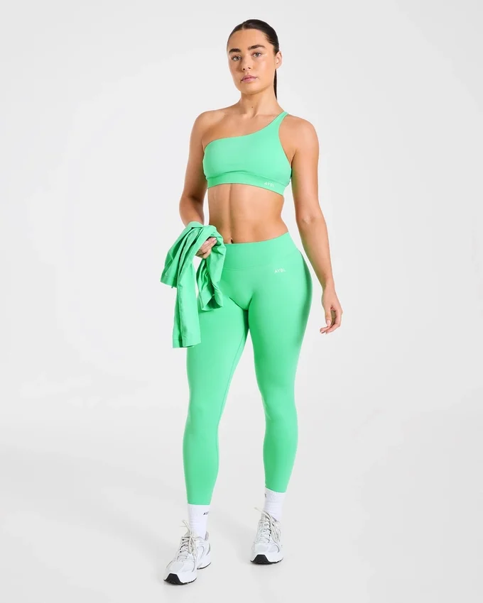 Enhance Nahtloser Ein-Schulter-Sport-BH