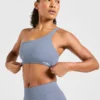 Enhance Nahtloser Ein-Schulter-Sport-BH