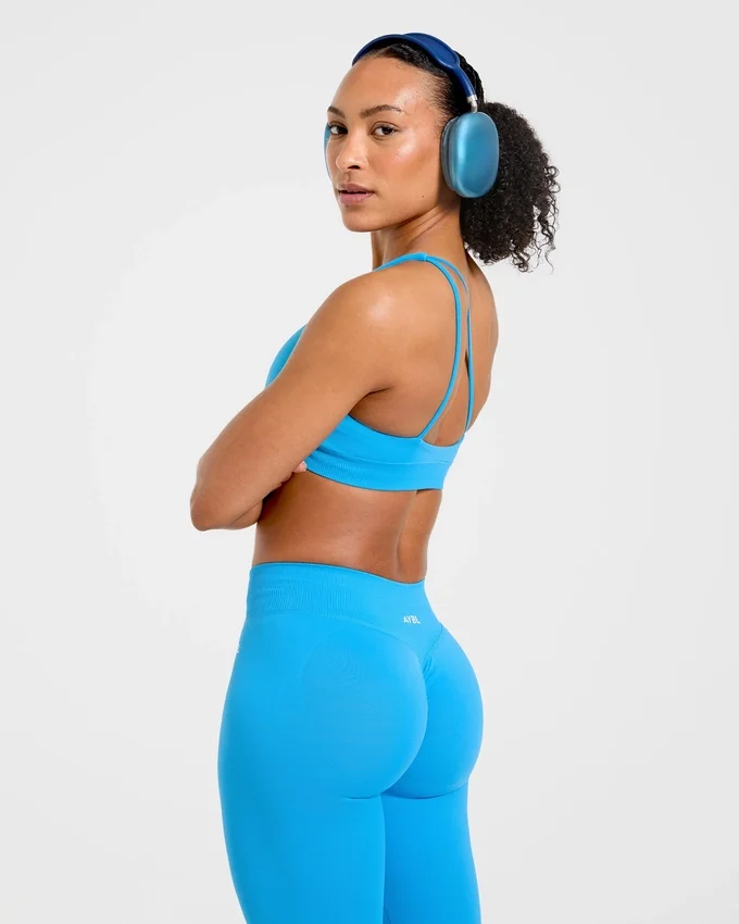 Enhance Nahtloser Ein-Schulter-Sport-BH