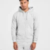 Essential – Leichter Kapuzenpullover mit Reißverschluss