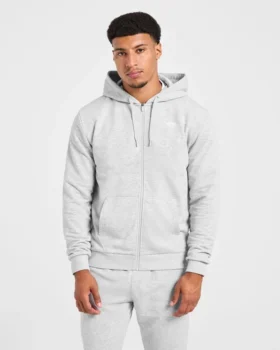Essential – Leichter Kapuzenpullover mit Reißverschluss