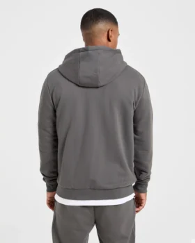Essential – Leichter Kapuzenpullover mit Reißverschluss