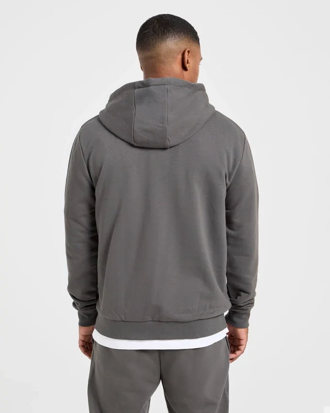 Essential – Leichter Kapuzenpullover mit Reißverschluss