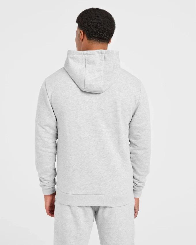 Essential – Leichter Kapuzenpullover mit Reißverschluss