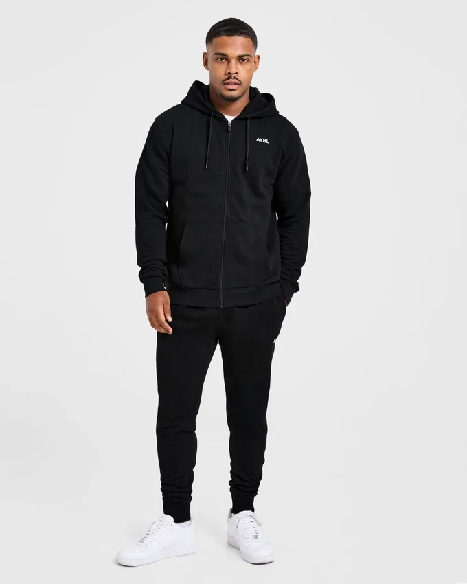 Essential – Leichter Kapuzenpullover mit Reißverschluss