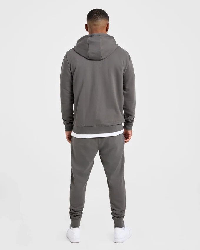 Essential – Leichter Kapuzenpullover mit Reißverschluss