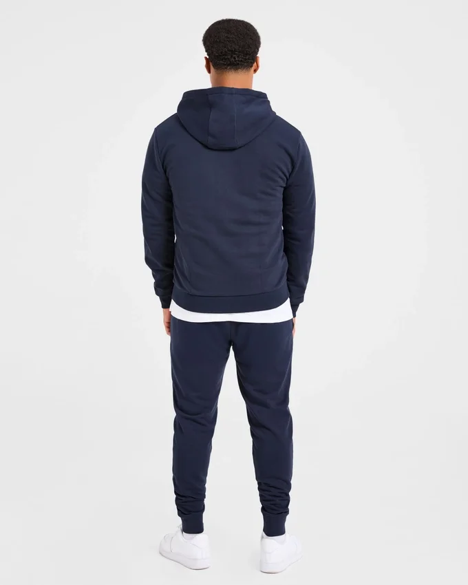Essential – Leichter Kapuzenpullover mit Reißverschluss