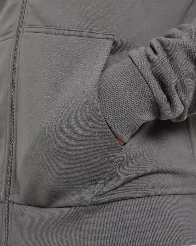 Essential – Leichter Kapuzenpullover mit Reißverschluss