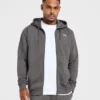 Essential – Leichter Kapuzenpullover mit Reißverschluss