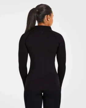 Essential Nahtlose Reißverschlussjacke
