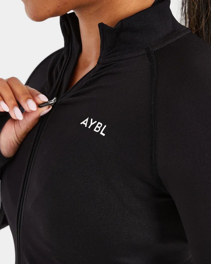 Essential Nahtlose Reißverschlussjacke
