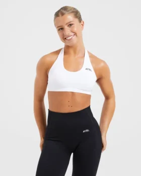 Essential – Nahtloser Sport-BH mit Neckholder