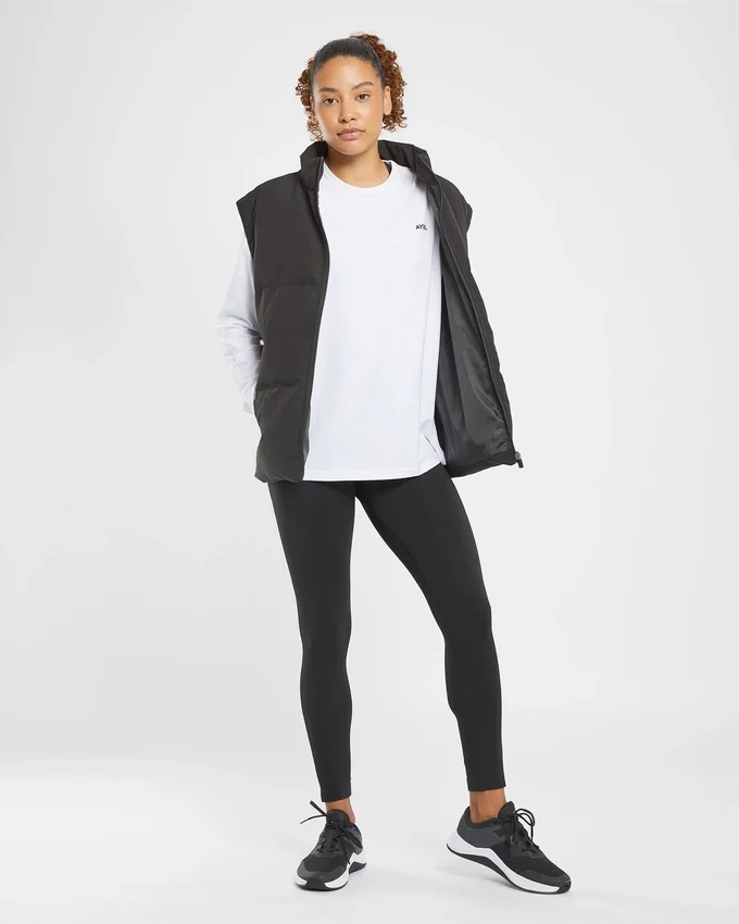 Essential Oversized-Langarm-T-Shirt