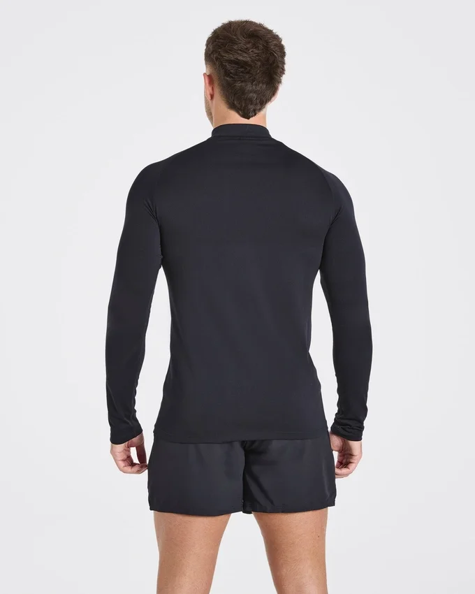 Essential Seamless Pullover mit 1/4-Reißverschluss