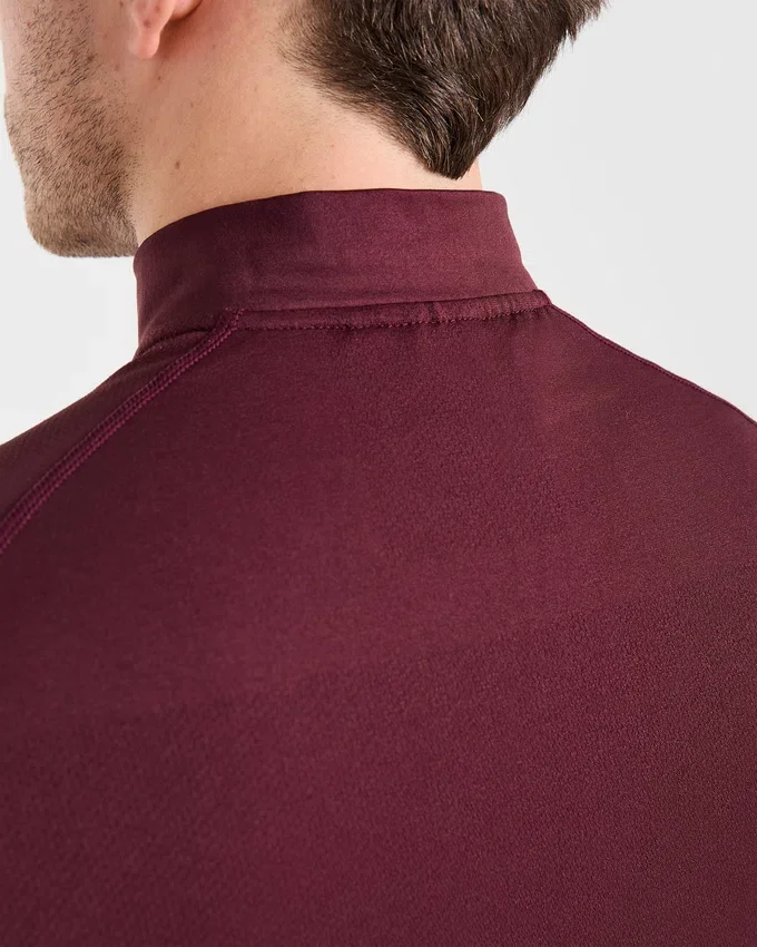Essential Seamless Pullover mit 1/4-Reißverschluss