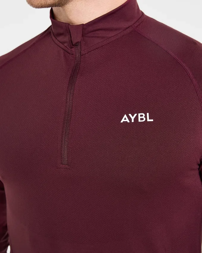 Essential Seamless Pullover mit 1/4-Reißverschluss