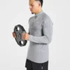 Essential Seamless Pullover mit 1/4-Reißverschluss