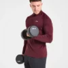 Essential Seamless Pullover mit 1/4-Reißverschluss